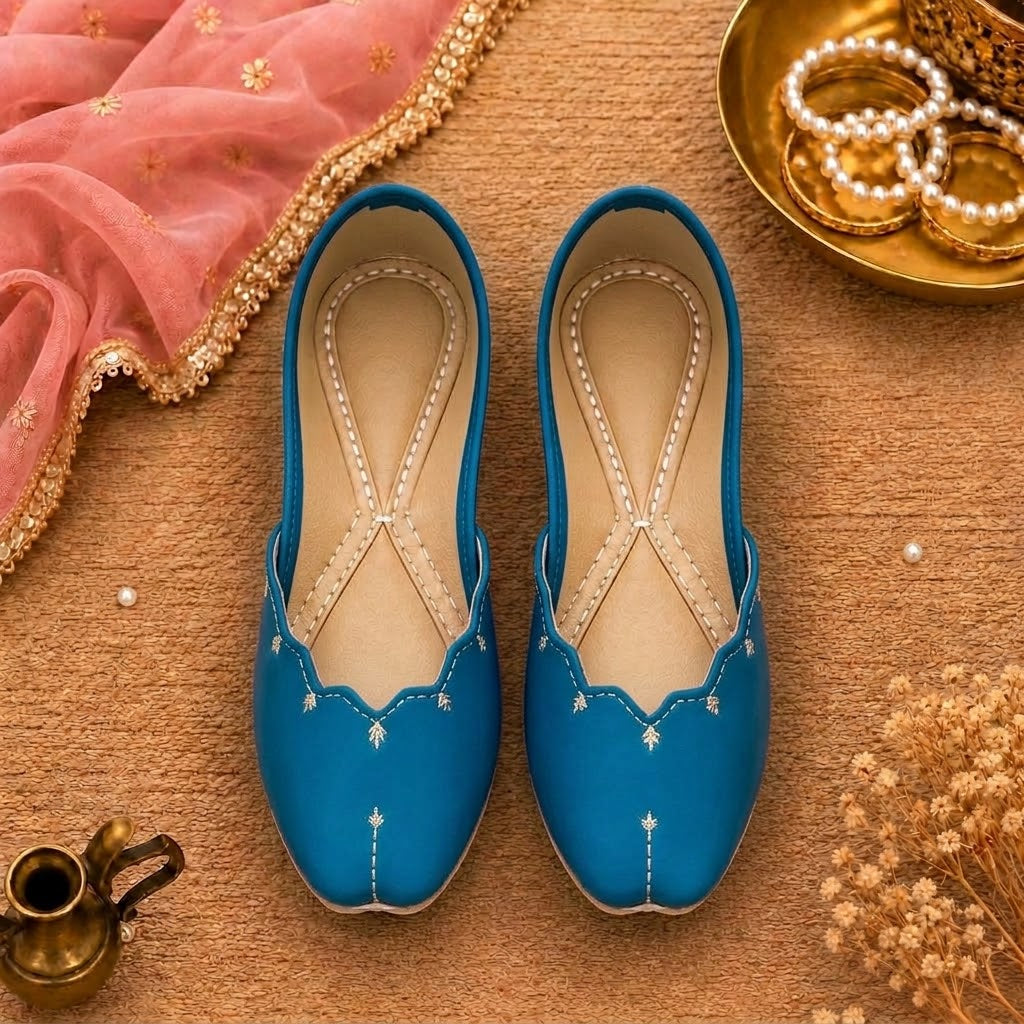 Makhmal Range Khussa – Teal